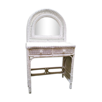 Rattan dressing table