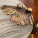 Art deco style shell wall lamp
