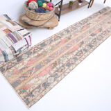 2x11 turkish vintage patchwok rug, 2x11 patchwork runner