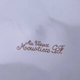 Assiette décorative Au Vieux Moustiers G. F.– 1024DA7