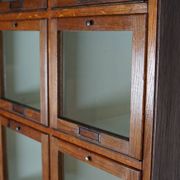 Antique Large Dutch Oak Haberdashery Shop Cabinet Folding Doors, 1920/30s