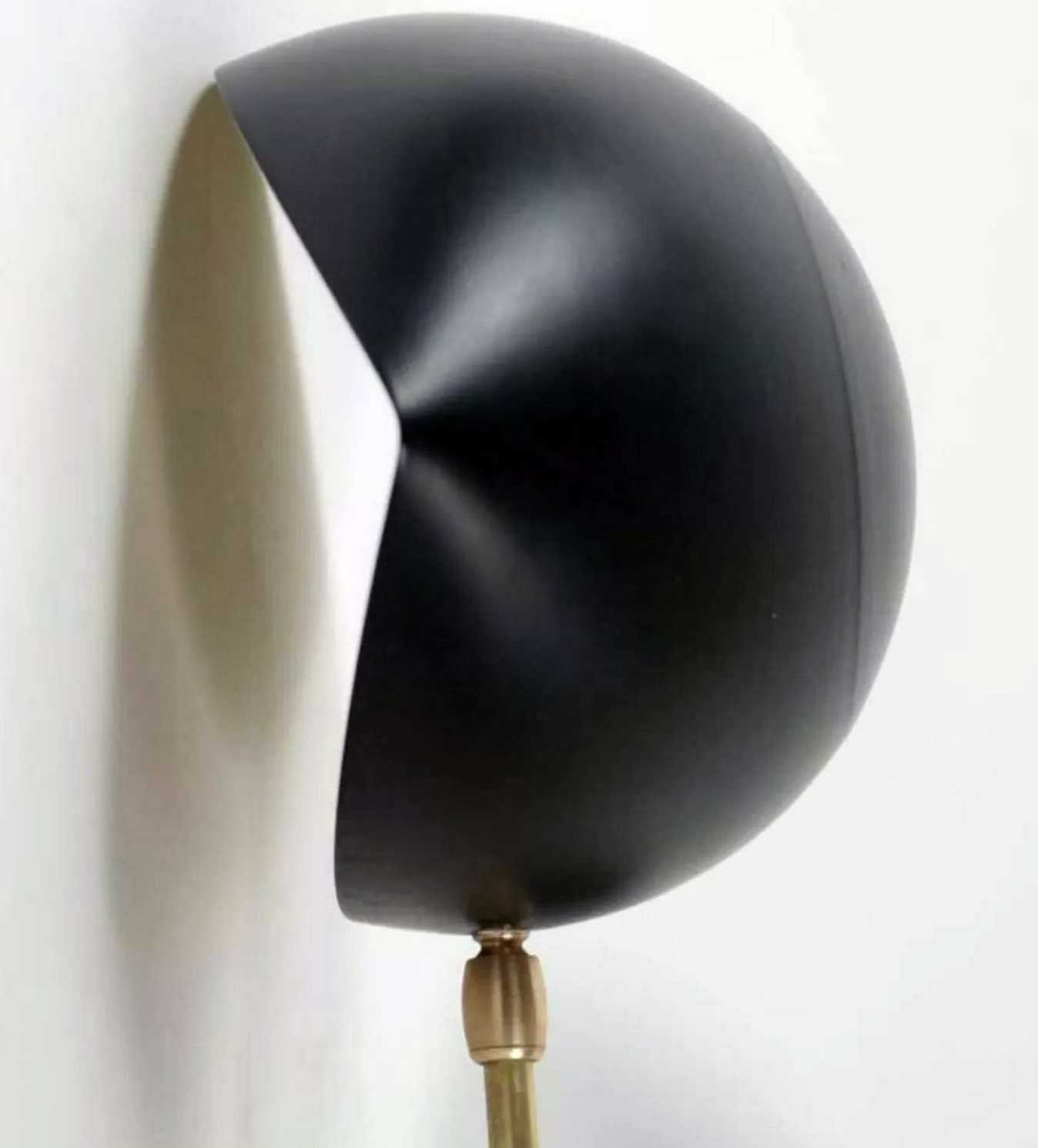 Pair Applyblack Wall Shell Style 1960's