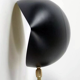 Pair Applyblack Wall Shell Style 1960's