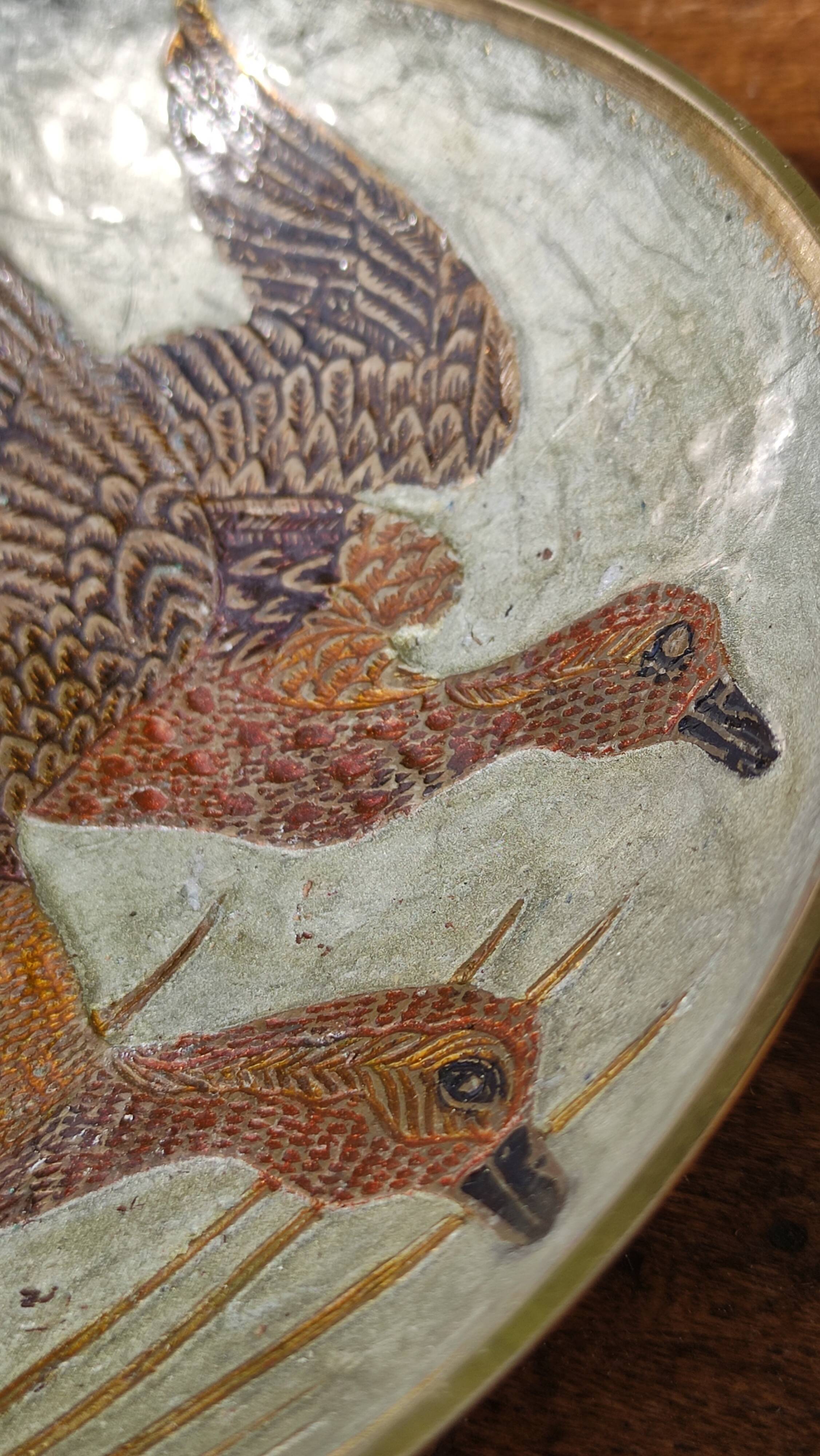 Plate or empty brass pocket, Made in India