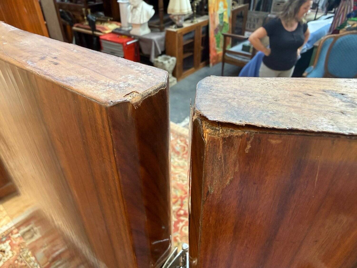 Triptych screen – Art Deco period – Walnut veneer