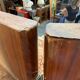 Triptych screen – Art Deco period – Walnut veneer