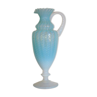 Opalescent opaline ewer