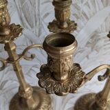 Chandeliers en bronze style Louis XVI