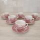 Tasses et sous-tasses Ironstone / service café thé Anglais "Olde Count