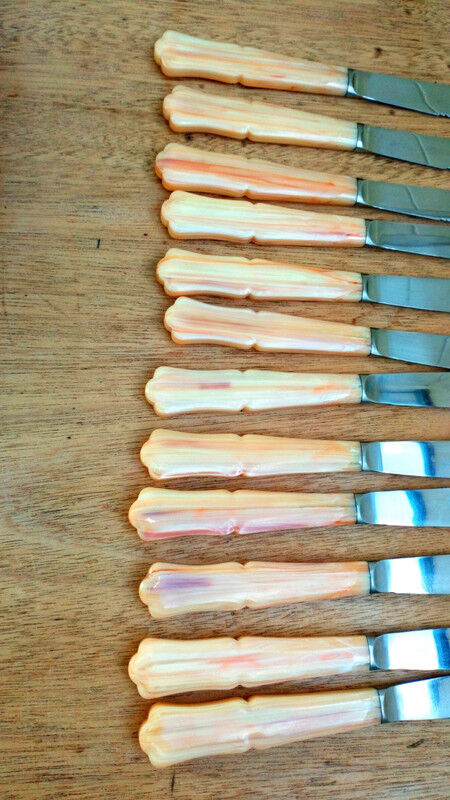 12 vintage Rostfrei table knives