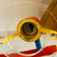 Ceiling light 4 Spots Shiny Vintage Germany 1980s