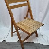 Folding chair wood 1970