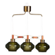 Glass Pendant Lamp by Carl Fagerlund, 1961