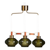 Glass Pendant Lamp by Carl Fagerlund, 1961