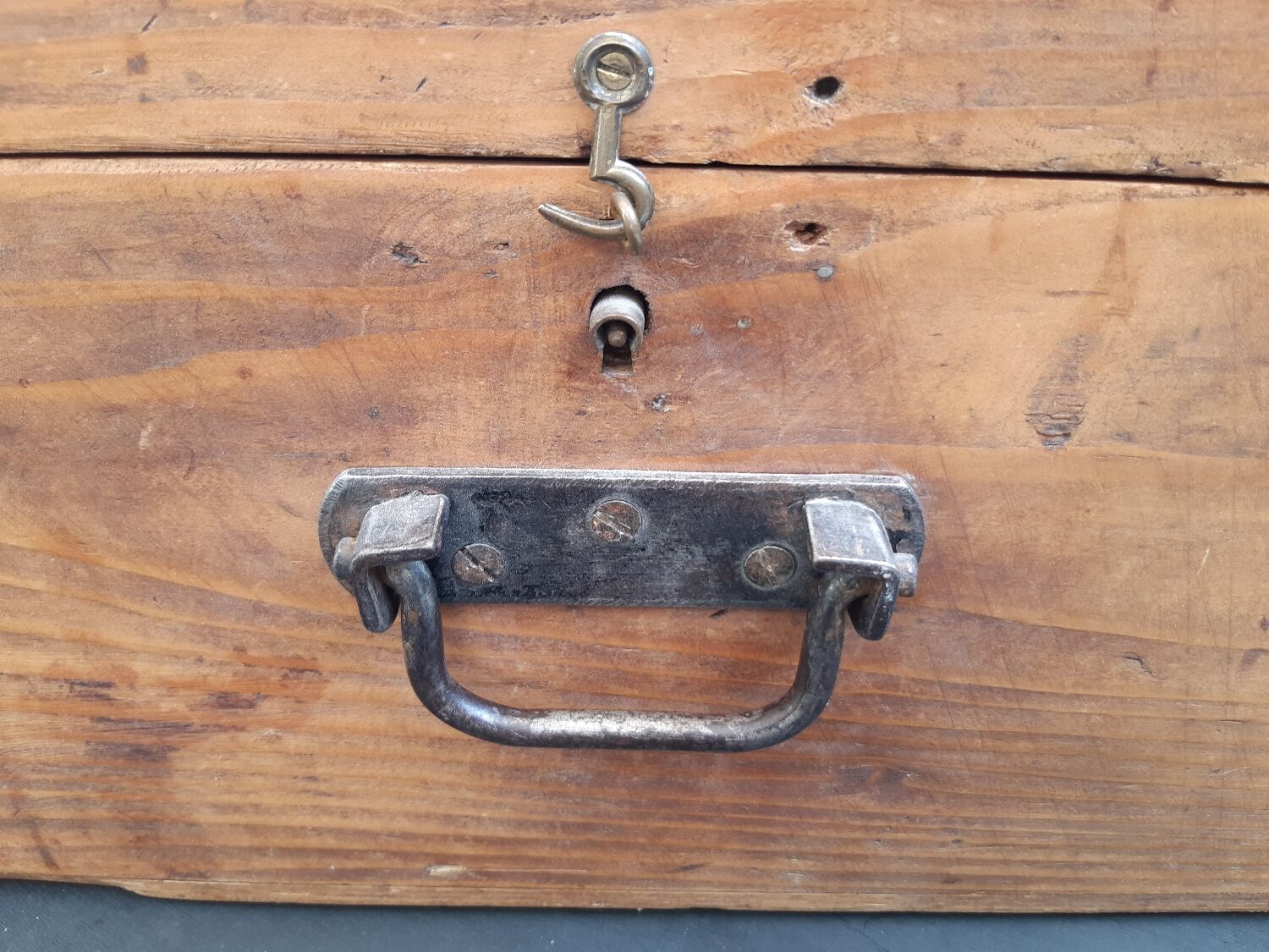 Handmade solid wood chest