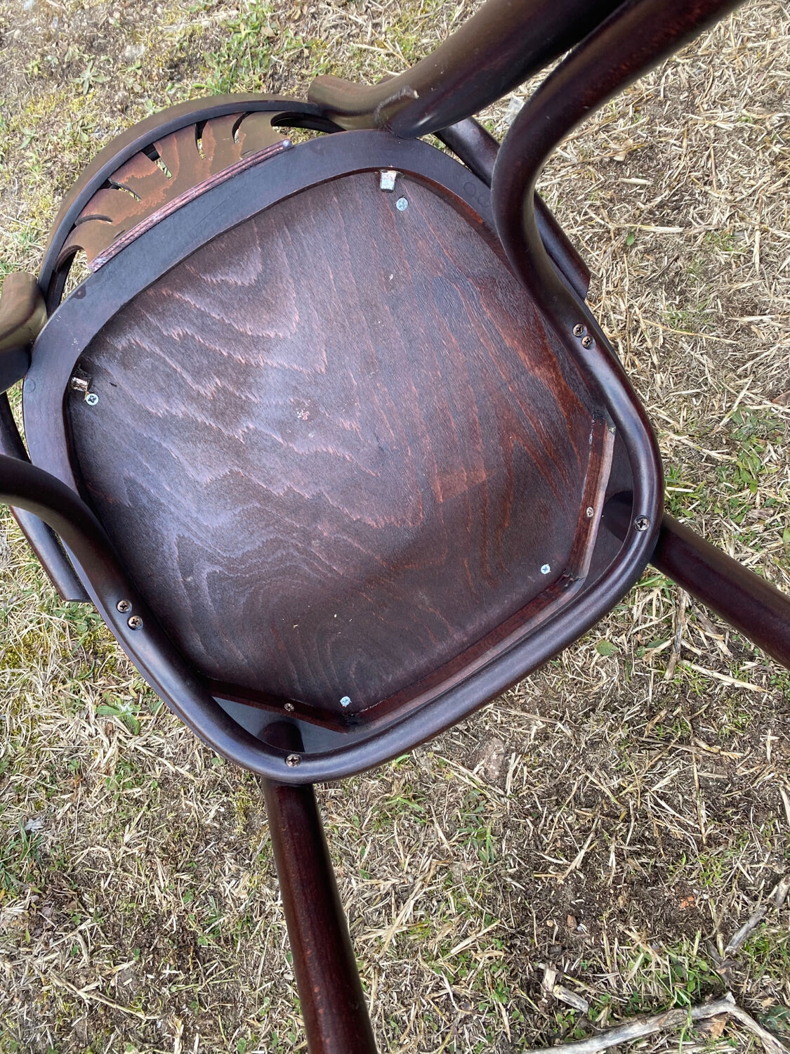 Velvet bistro chairs