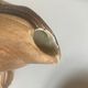 Ceramic vase mid century Grandjean in Vallauris faux bois 1960