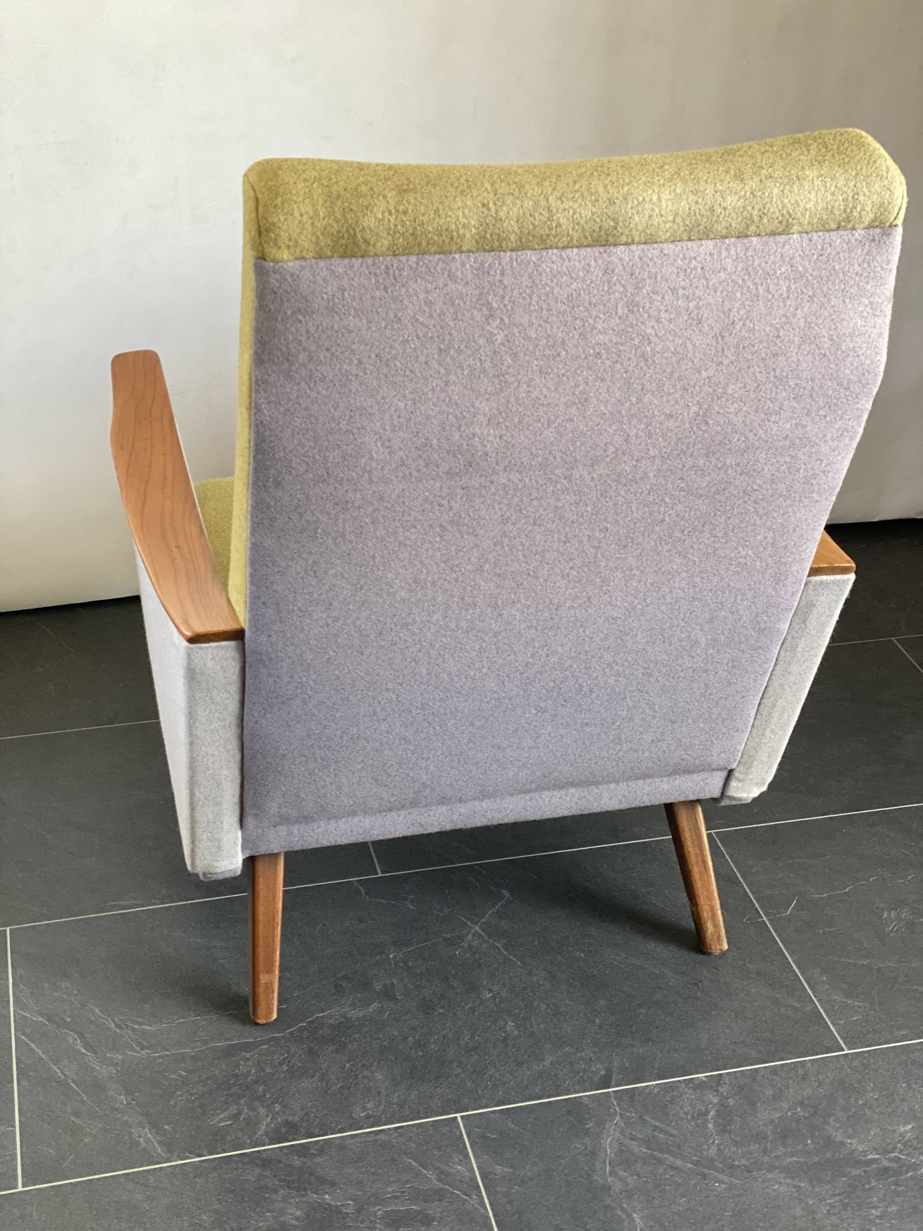 Chaise longue suédoise vintage 3 couleurs