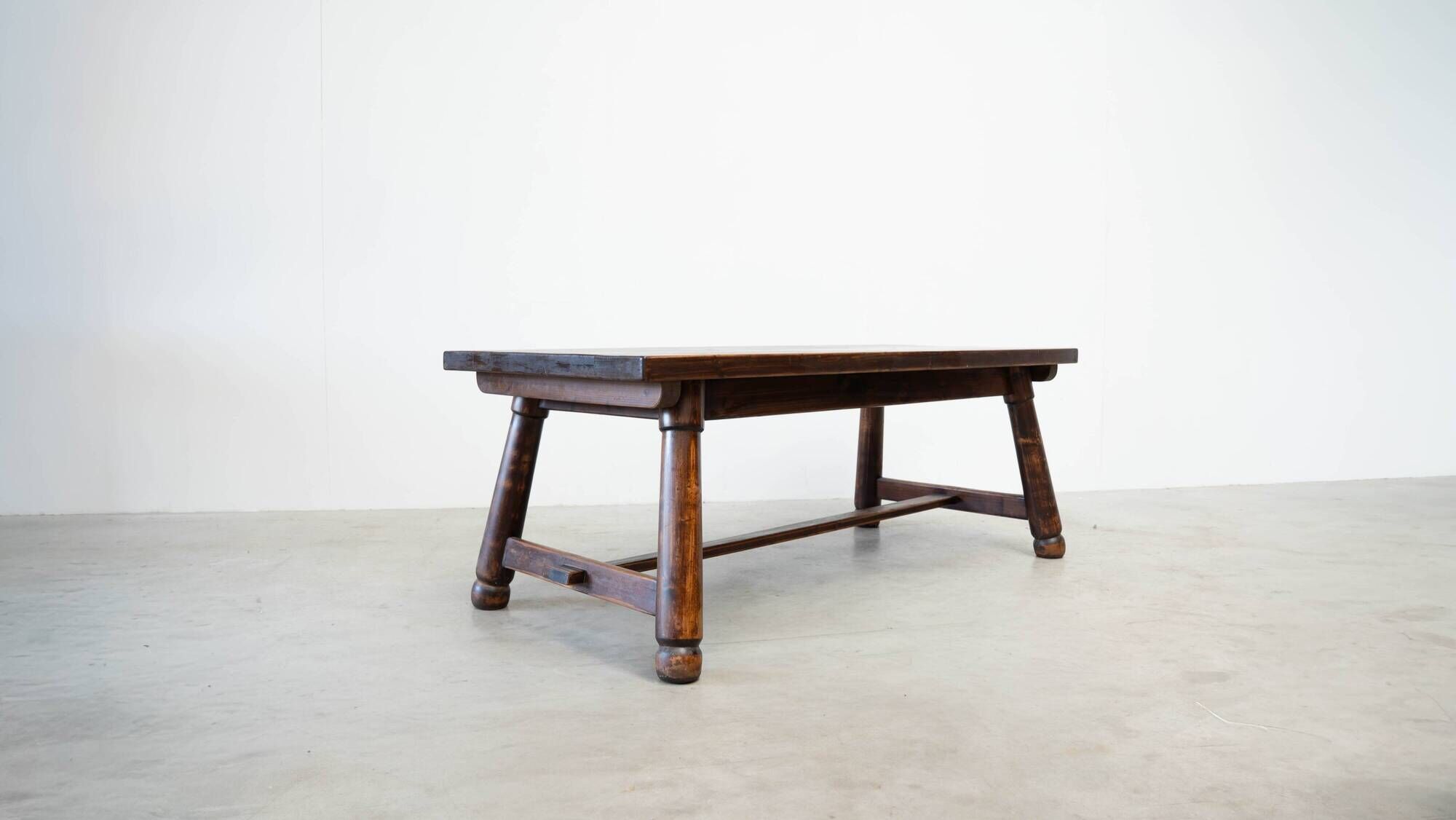 French brutalist dining table inspired by Georges Robert