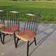 Set of 6 Fannett Scandinavian chairs by Ilmari Tapiovaara 1960.