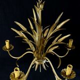 Lustre épis de blé des années 70 par Hans Kögl