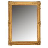 Miroir doré du XIXe siècle 84x64cm