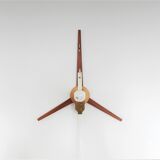 C-1575 teak and opaline glass wall lamp by Eje Ahlgren for Raak 1957