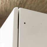 Bathroom cabinet in white metal 1960