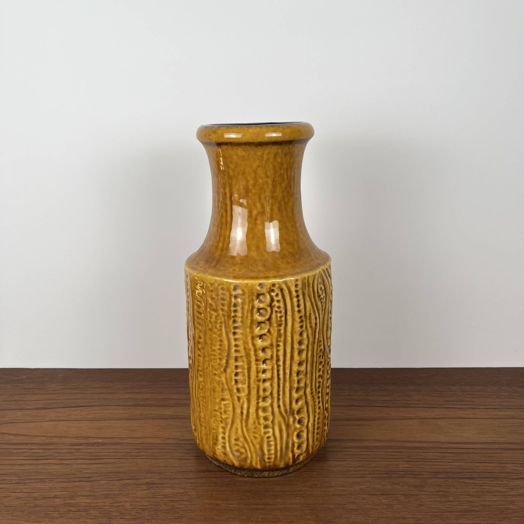 Vase "reptile" West Germany jaune , Europa