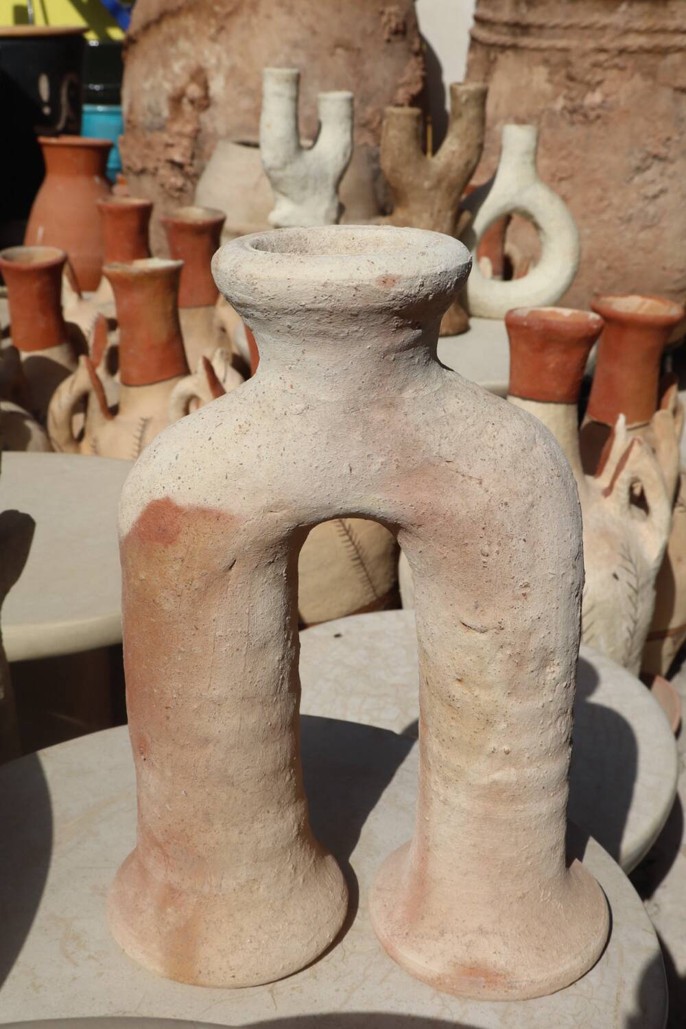 Tamegroute brute wabi-sabi sculpture vase