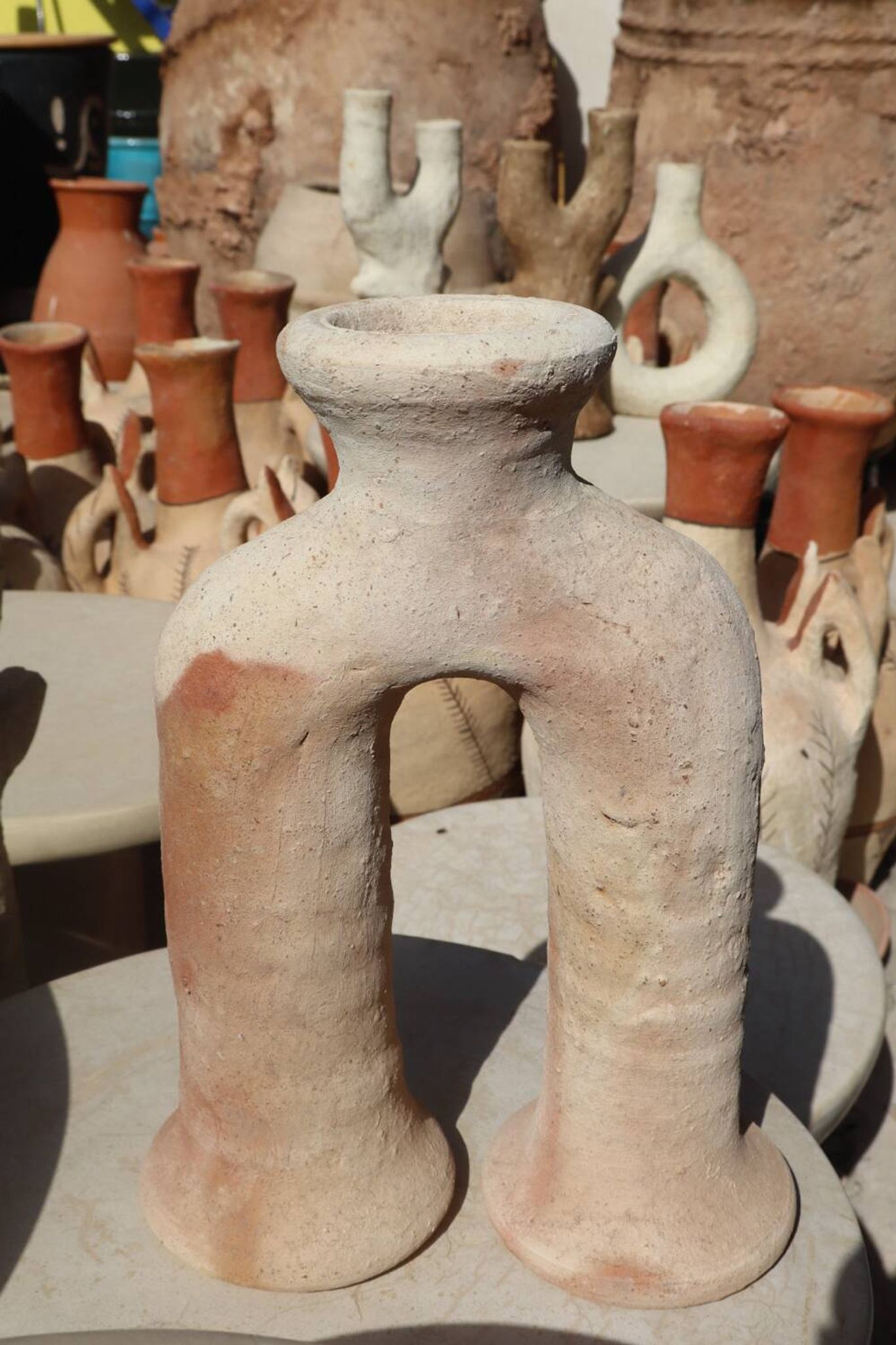 Vase sculpture tamegroute brute wabi-sabi