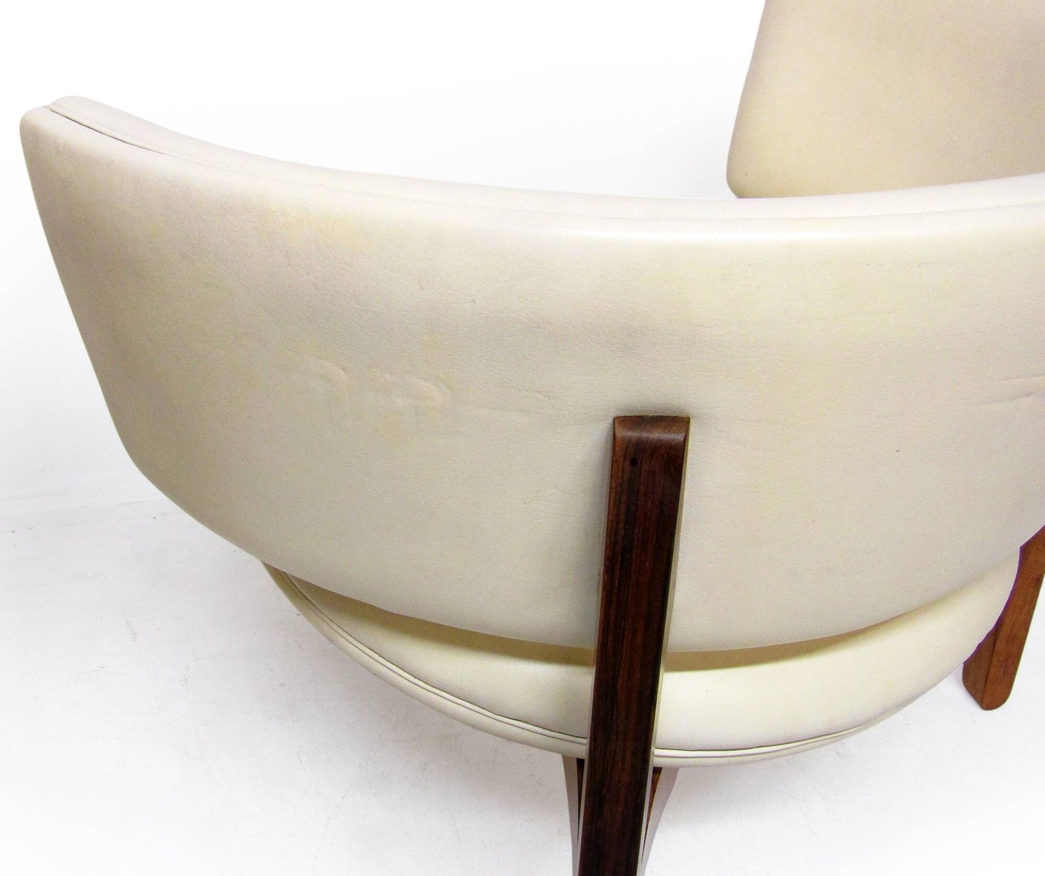 Two 1960s Danish Lounge Chairs In Rosewood By Sven Ellekaer
