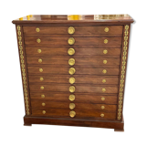 Antique mahogany architect's furniture from the end of the 19th century