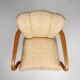 Art Deco Side Chair in Beech, France ca. 1940