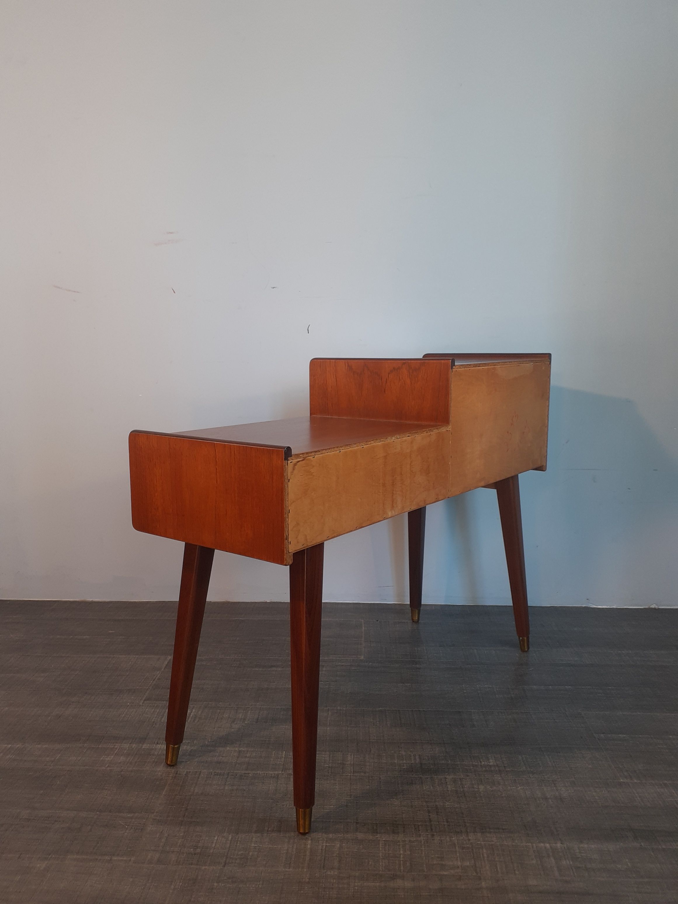 Teak Entrance Cabinet 3 Drawers By Talgø, Scandinavian Mid-Century 1960s