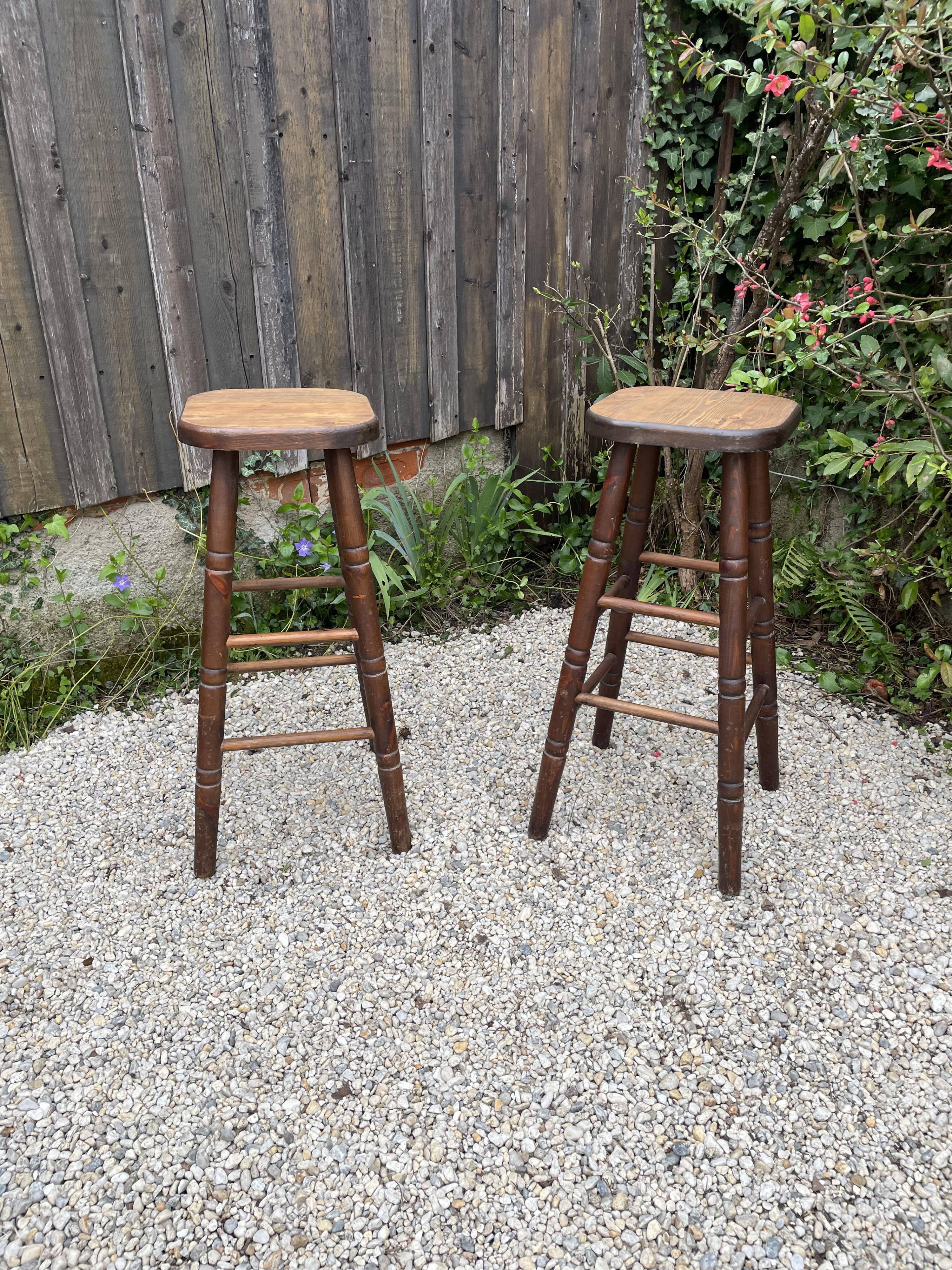 Wooden stools