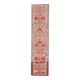 1970s Vintage Turkish Hand-Knotted Wool Cotton Beige Runner Rug 80x348