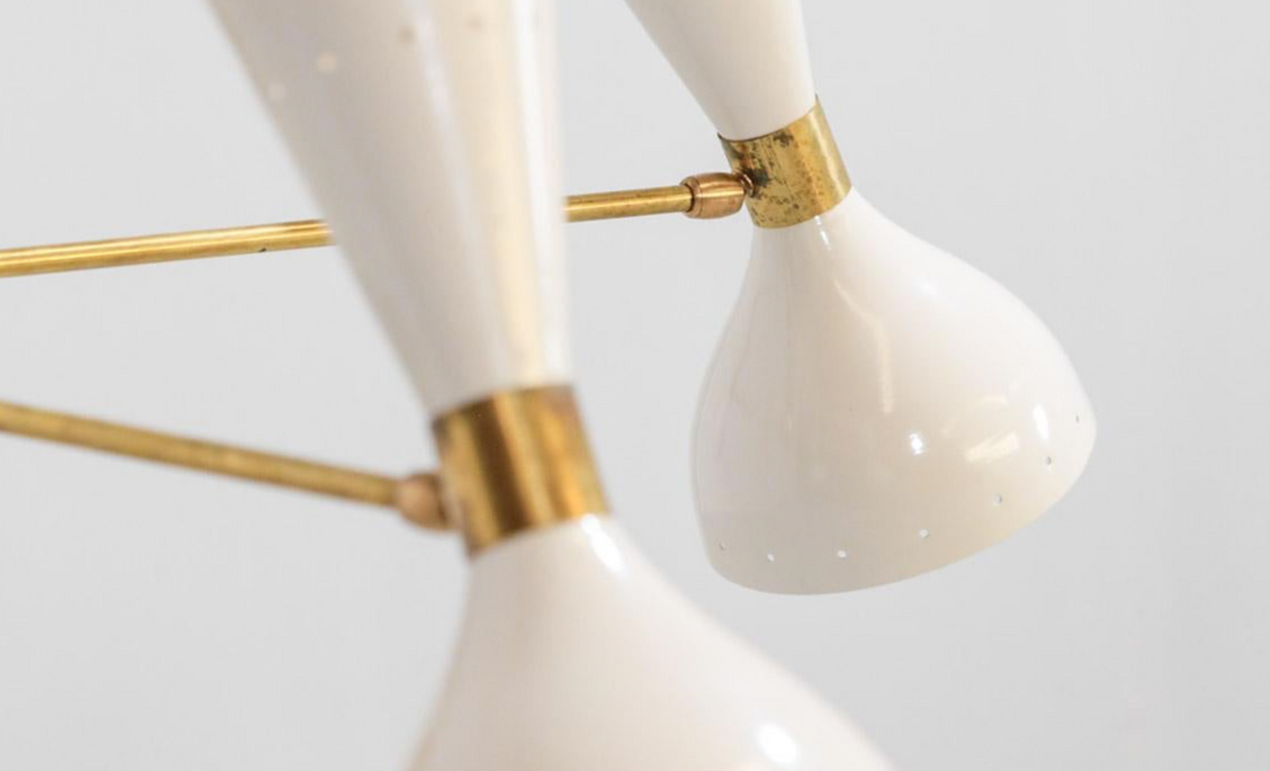 Moonlight Chandelier White 3 Arms