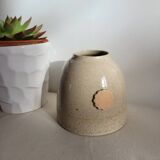 Glazed stoneware vase