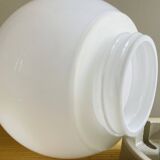 White opaline glass ceiling or wall flush mounted light