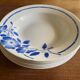 Hollow plates ceranord saint amand blue flower
