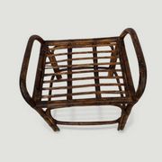 Rattan side table