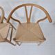 Chaises Wishbone CH24 de Hans J. Wegner par Carl Hansen & Søn, Danemark, Ensemble de 5