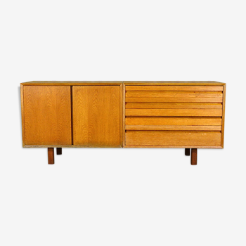 Enfilade scandinave en chêne blond 1960