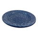 Set of 2 blue plates with white dots