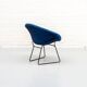 Diamond Armchair & Hocker by Harry Bertoia for Knoll