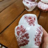 Collection of 3 milk jars in faience