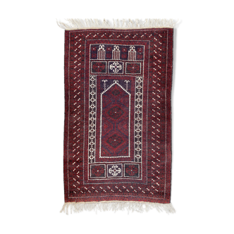 Vintage afghan carpet belutch 89x147 cm