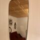 Mirror mirror free form of the 50s - 60s 38x78cm