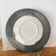Bassano pewter and porcelain decorative plate